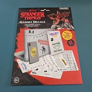 NIP Netflix Stranger Things Gadget Decals Paladone Includes 134 Decals